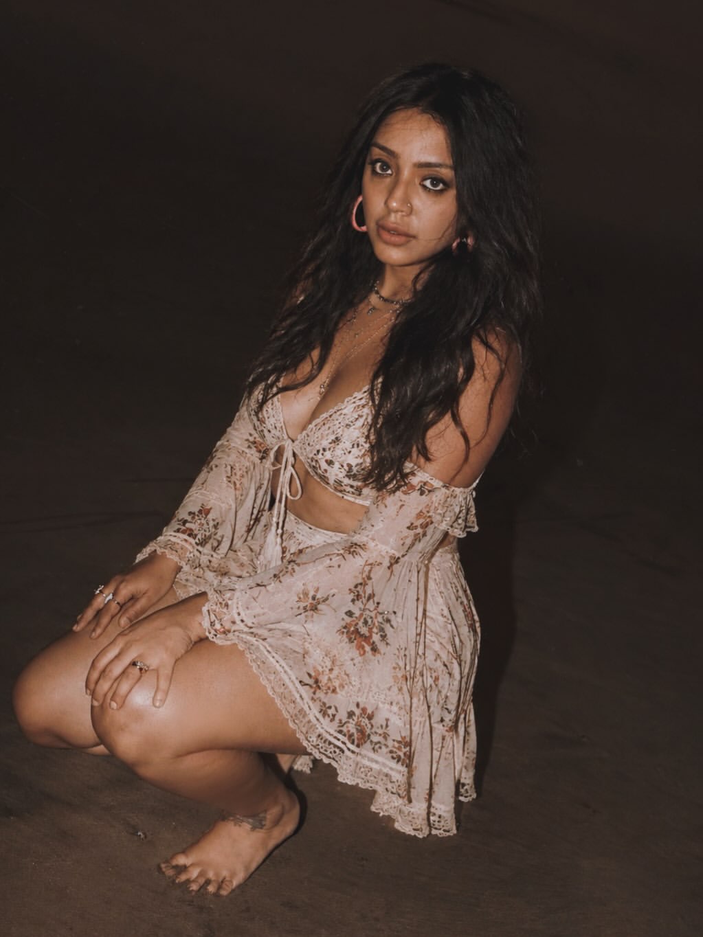 Deviyani Sharma Stuns in a Dreamy Floral Lace Look