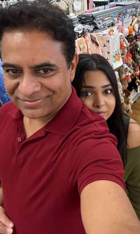 KTR Shares Heartwarming Picture With Daughter Alekhya