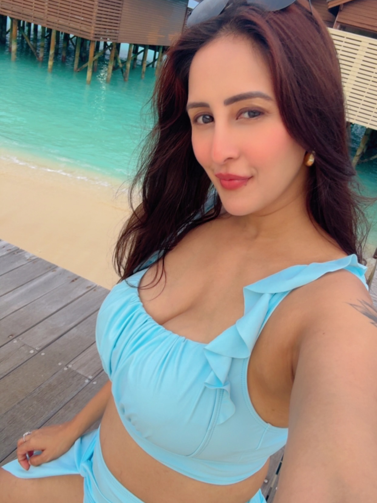 Chahatt Khanna Turns Heads in a Stunning Beach Look