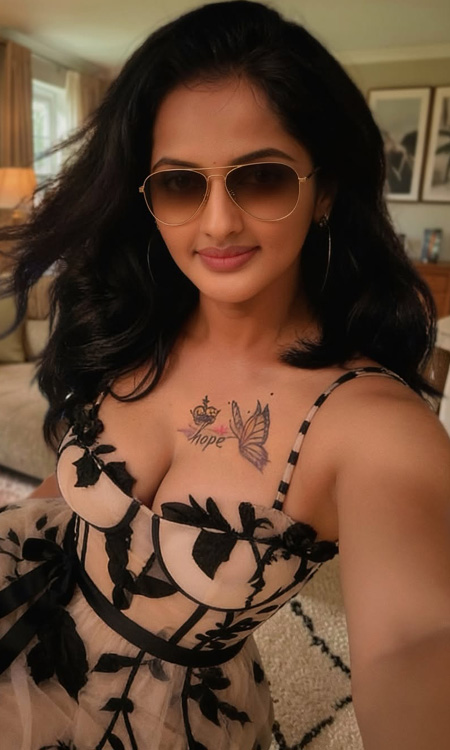 Jyoti Poorvaj Flaunts Her Signature Tattoo in a Stunning New Look