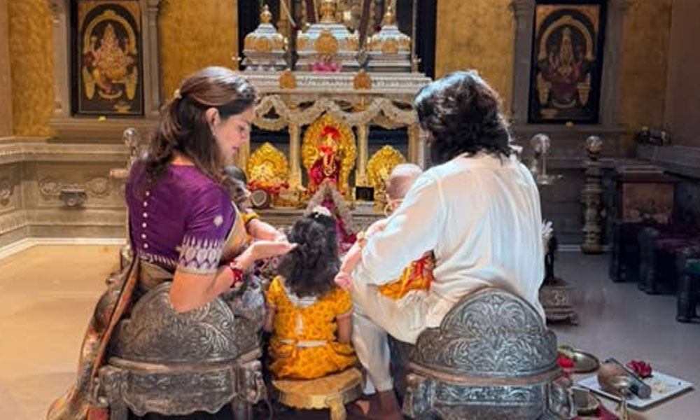Little Krishna Enters Ram Charan and Upasanas Home