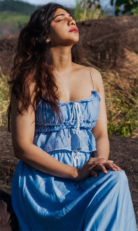 Madonna Sebastian Embraces Nature’s Touch