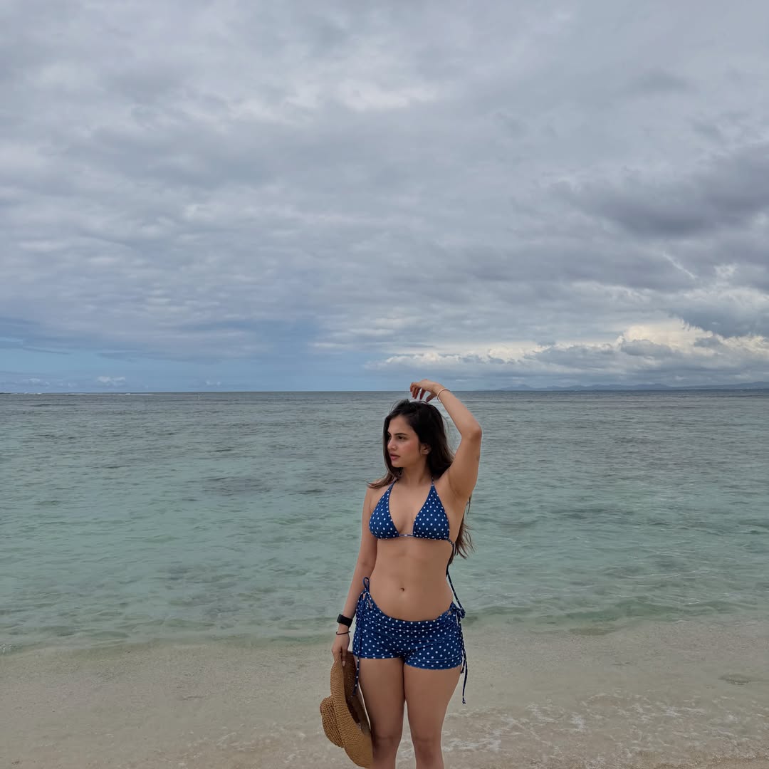 Ramya Pasupuleti Stuns in a Chic Beach Look With Turquoise Waters in the Backdrop