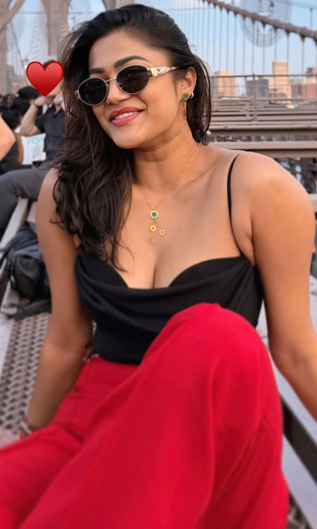 Payal Radhakrishna Stuns Against the New York Skyline