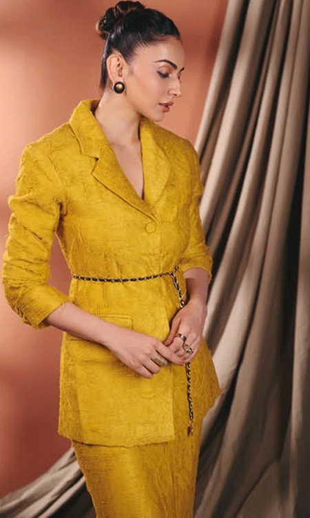 Rakul Preet Singh’s Mustard Power Look Redefines Style
