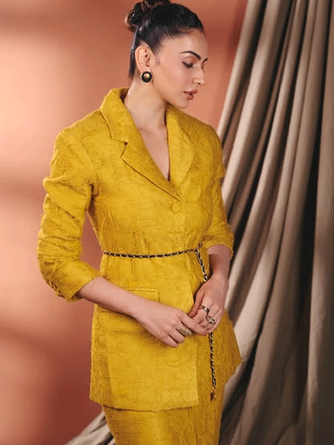 Rakul Preet Singh’s Mustard Power Look Redefines Style