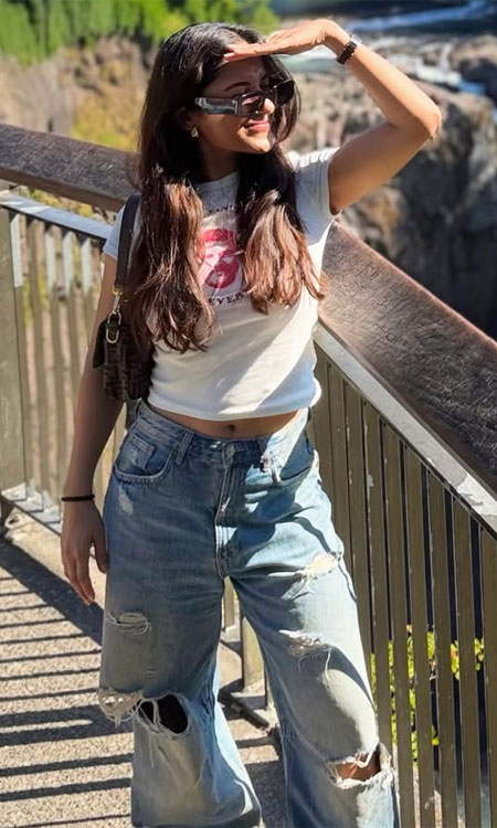 Ruhani Sharma Embraces Nature in Style