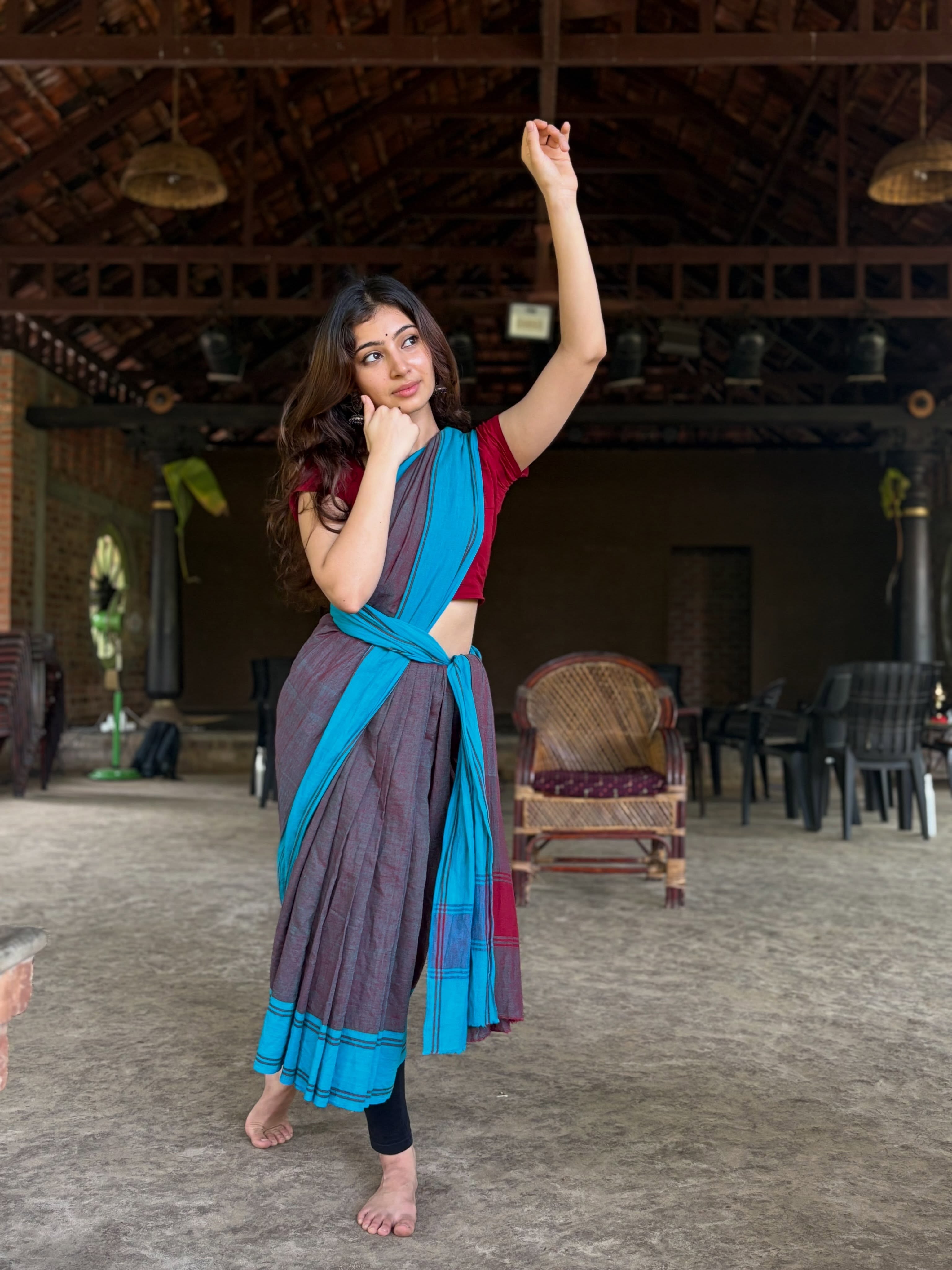 Sara Arjun Happy Place Traditional Look