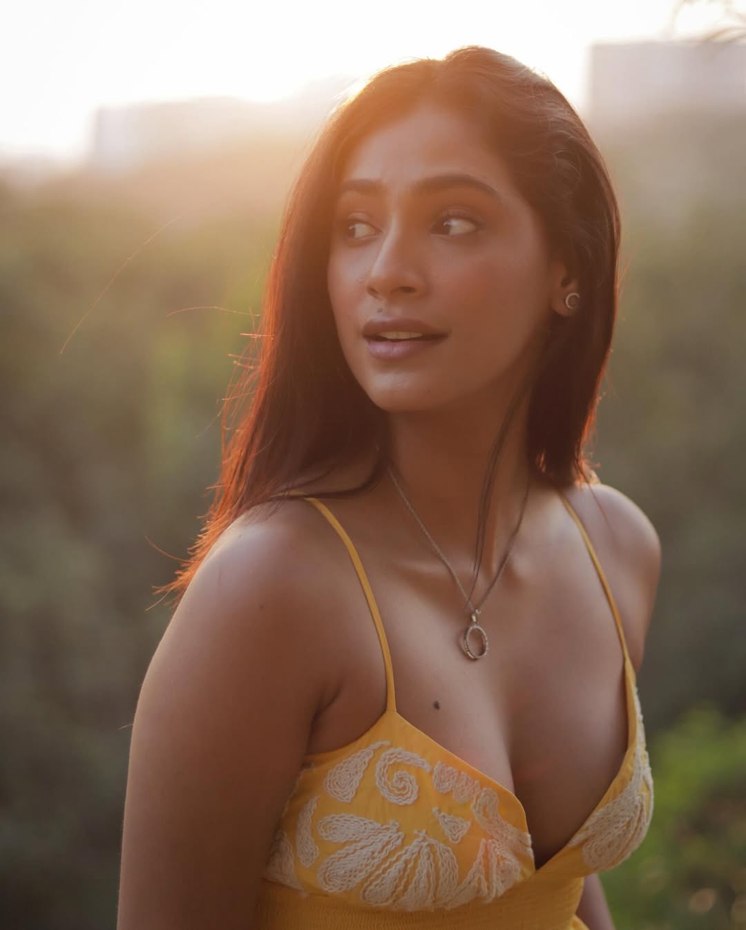 Anukreethy Vas Looks Gorgeous in a Stunning Sunlit Portrait