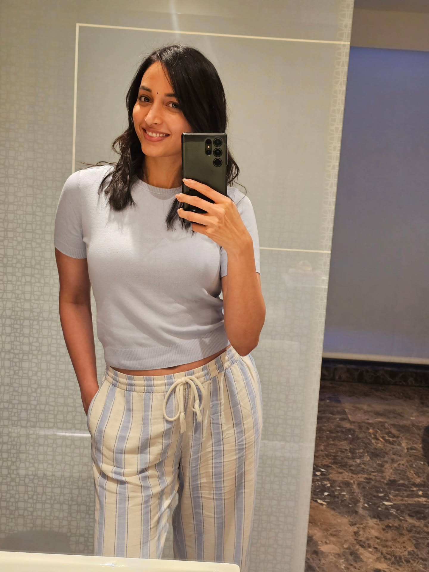 Srinidhi Shetty Effortless Charm in Casual Light Blue