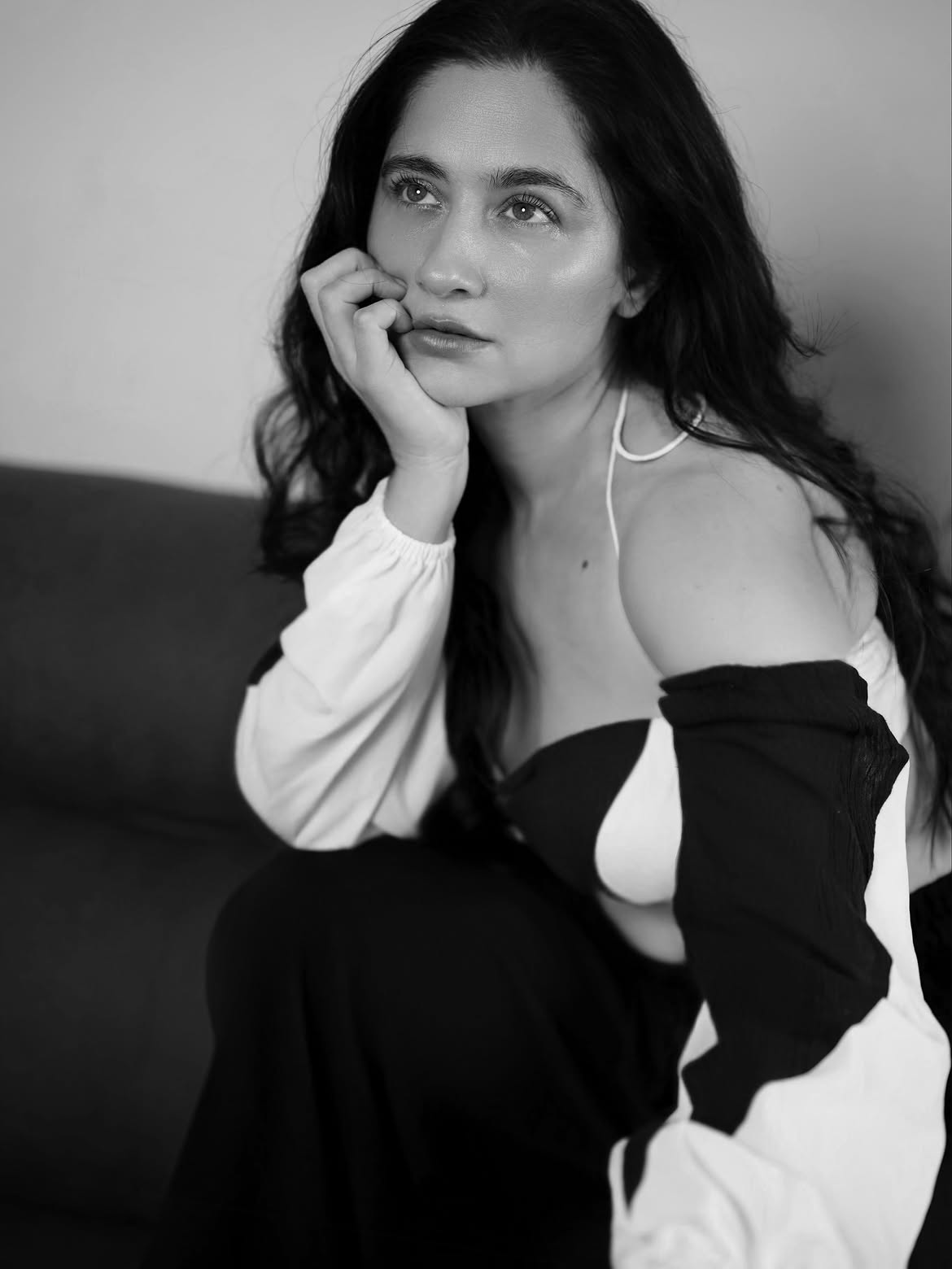 Sanjeeda Shaikh’s Timeless Black and White Elegance