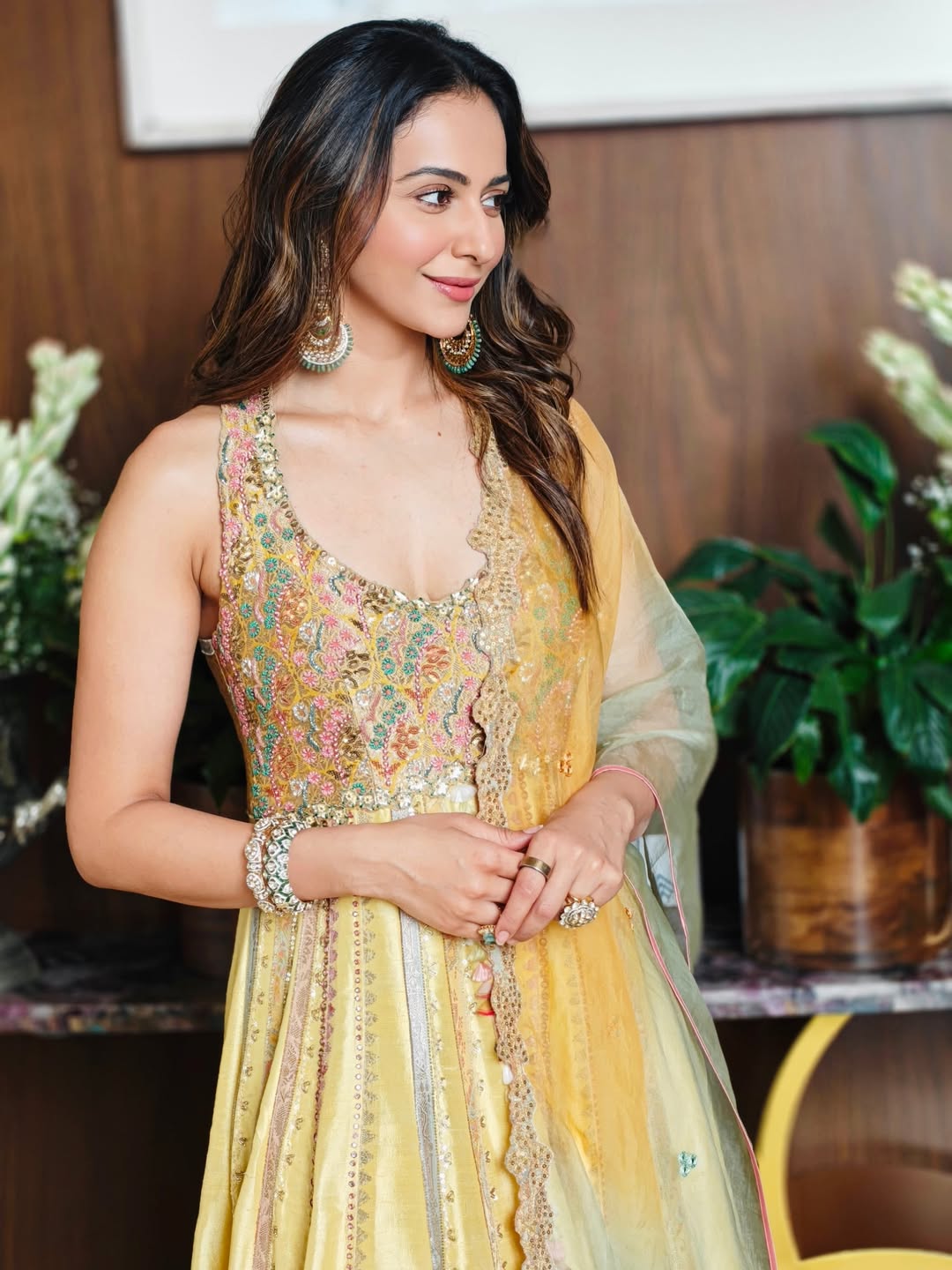 Rakul Preet Singh Stuns in Pastel Ethnic Wear