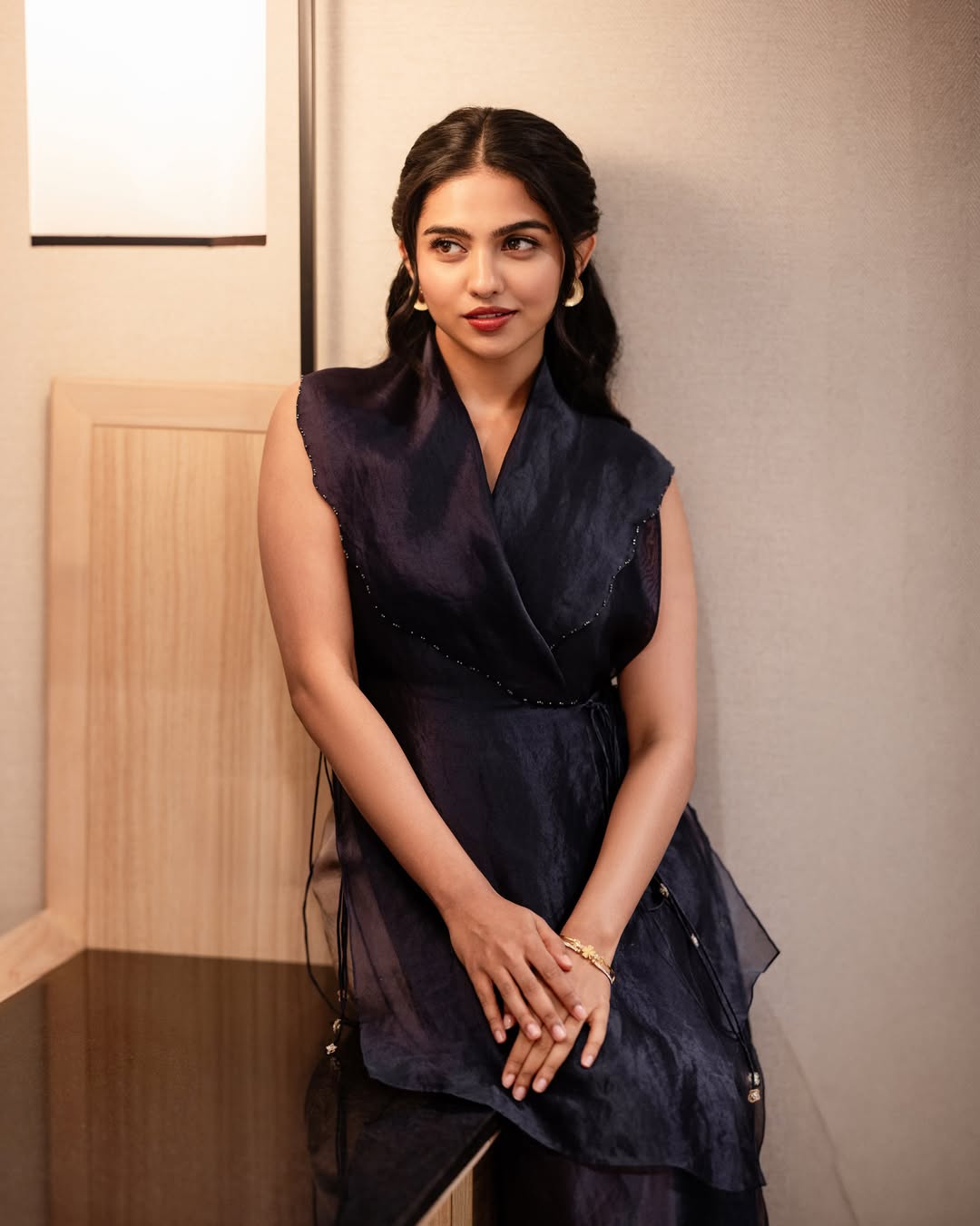 Mamitha Baiju Radiates Moody Sophistication