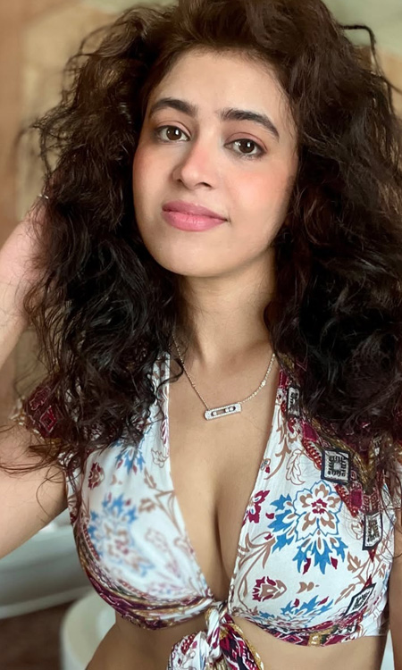 Shobhita Rana Flaunts Her Curly Hair in a Chic Fashion Look