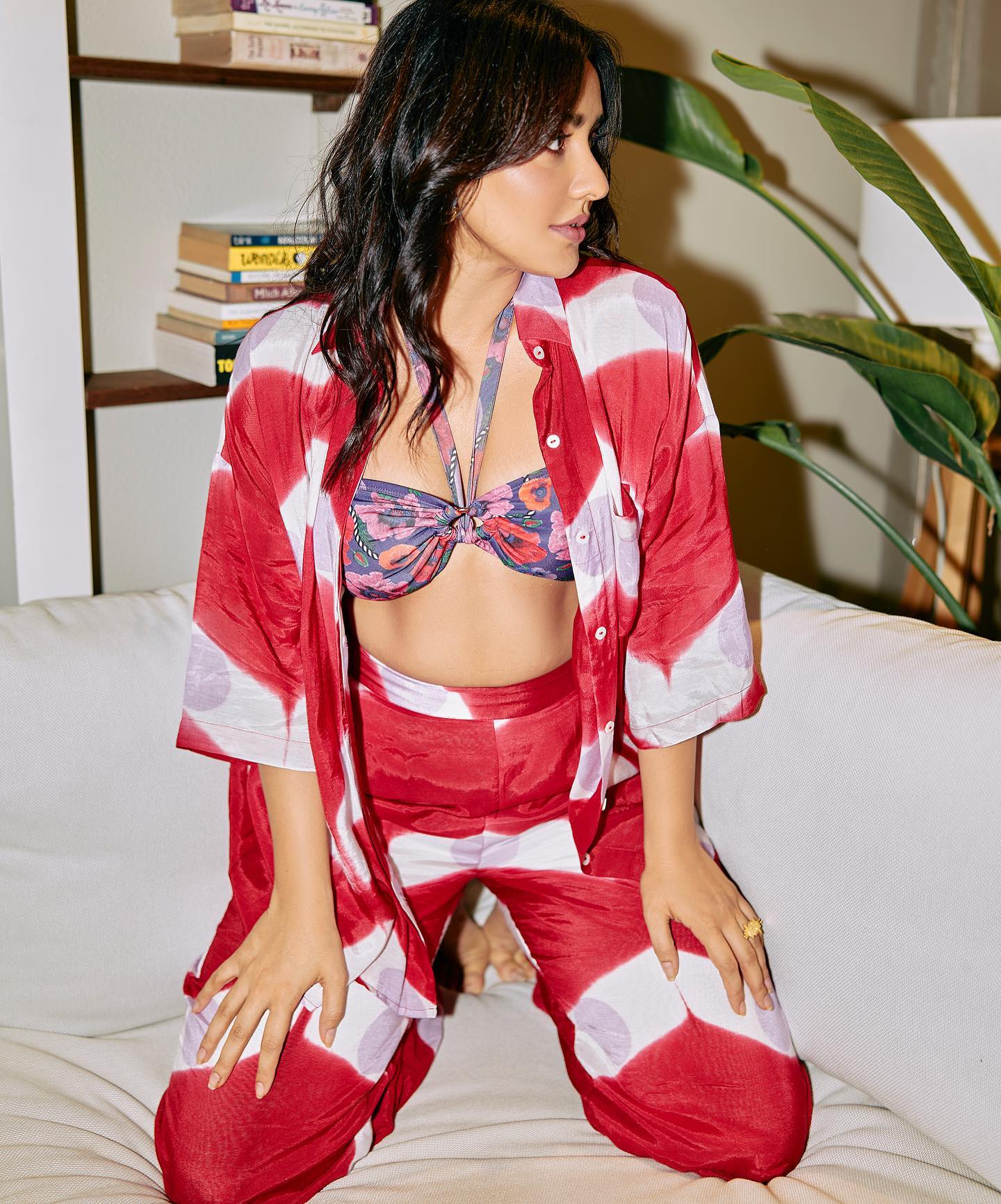 Red Hot and Effortless: Neha Sharma’s Casual Charm