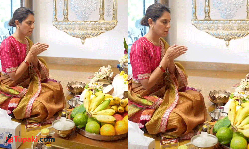 Upasana’s Special Gift to Grandfather After Sundarakandam Parayana