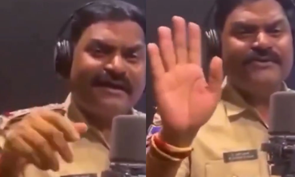 ఇరుముడి స్టైల్‌లో పోలీస్ పాట.. డీజేలకు గుడ్‌బై మెసేజ్ హిట్!