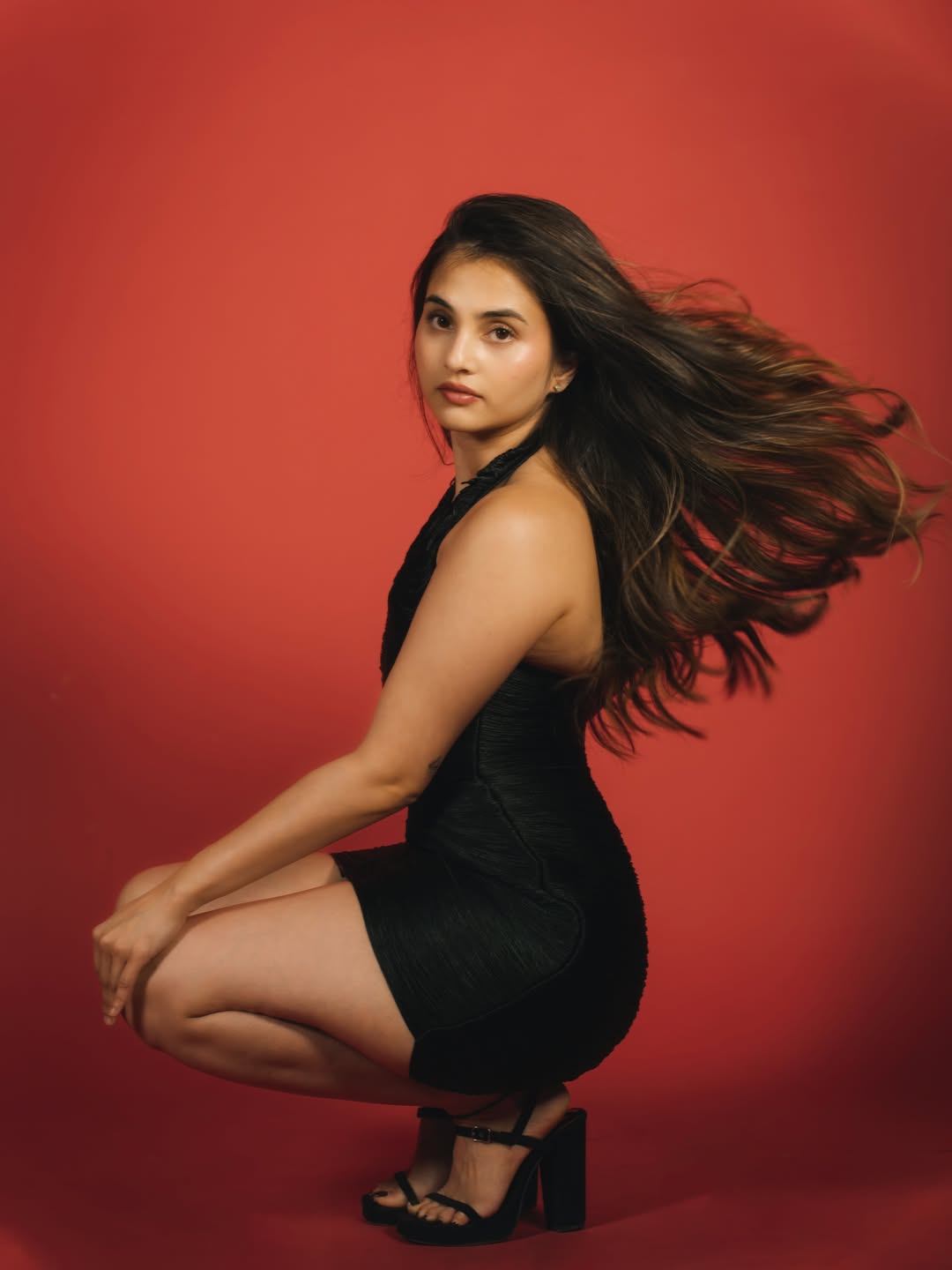 Sai Ramya Pasupuleti Turns Heads in Striking Black Studio Look