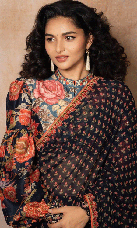 Kayadu Lohar Romanticises the ’80s in Gorgeous Vintage Look