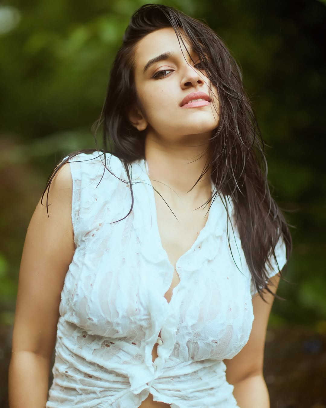 Nuveksha Looks Gorgeous in a Dreamy Rainy Photoshoot