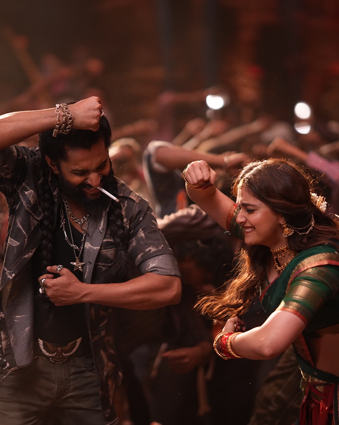 Keerthy Suresh Shares BTS Pics From Nani’s The Paradise Song