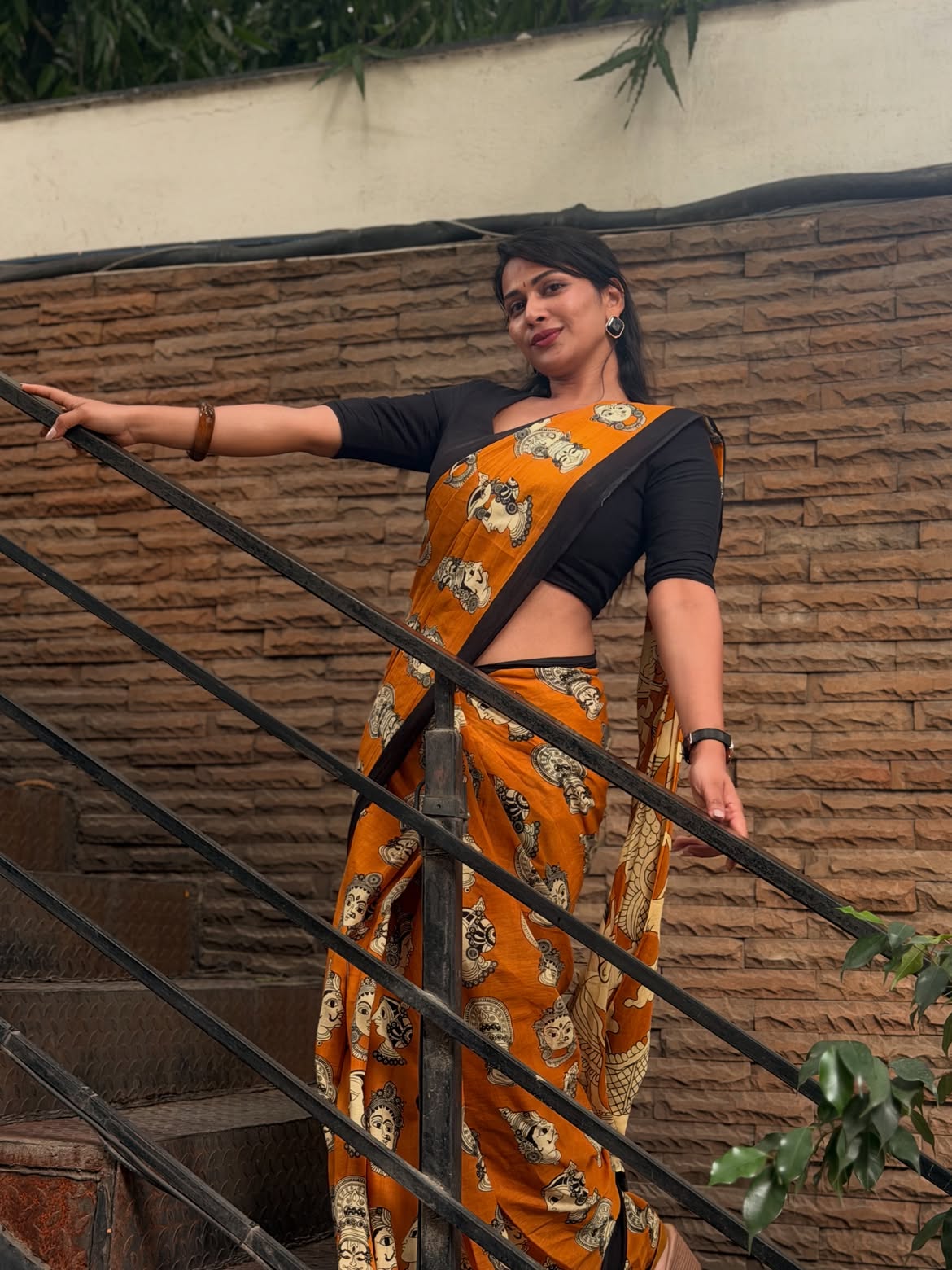 Inaya Sulthana Radiates Ethnic Charm in Striking Yellow Saree