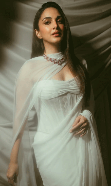Kiara Advani Radiates Bridal Elegance in Stunning White Gown
