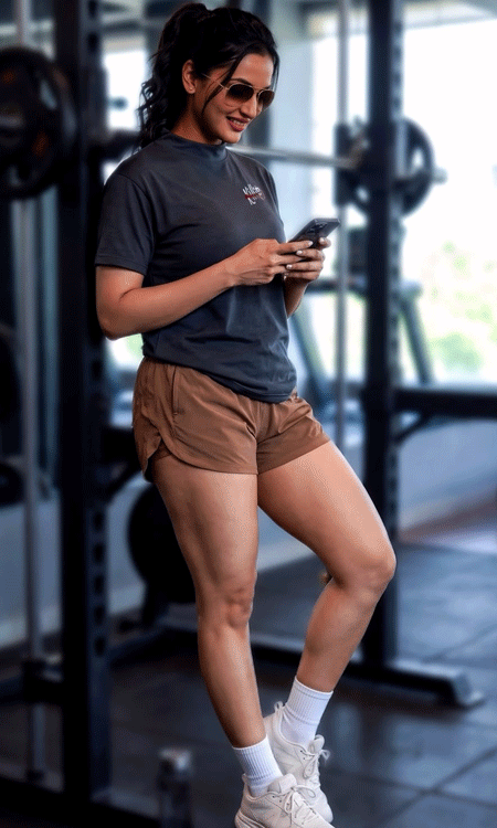 Jyoti Poorvaj Stuns in Killer Mode With Intense Gym Workout Look