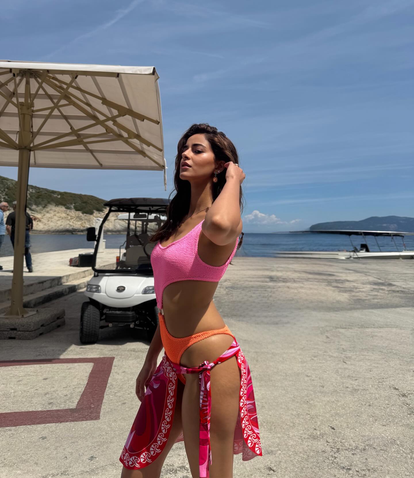 Ananya Panday Delivers Beachside Glamour in Cutout Chic