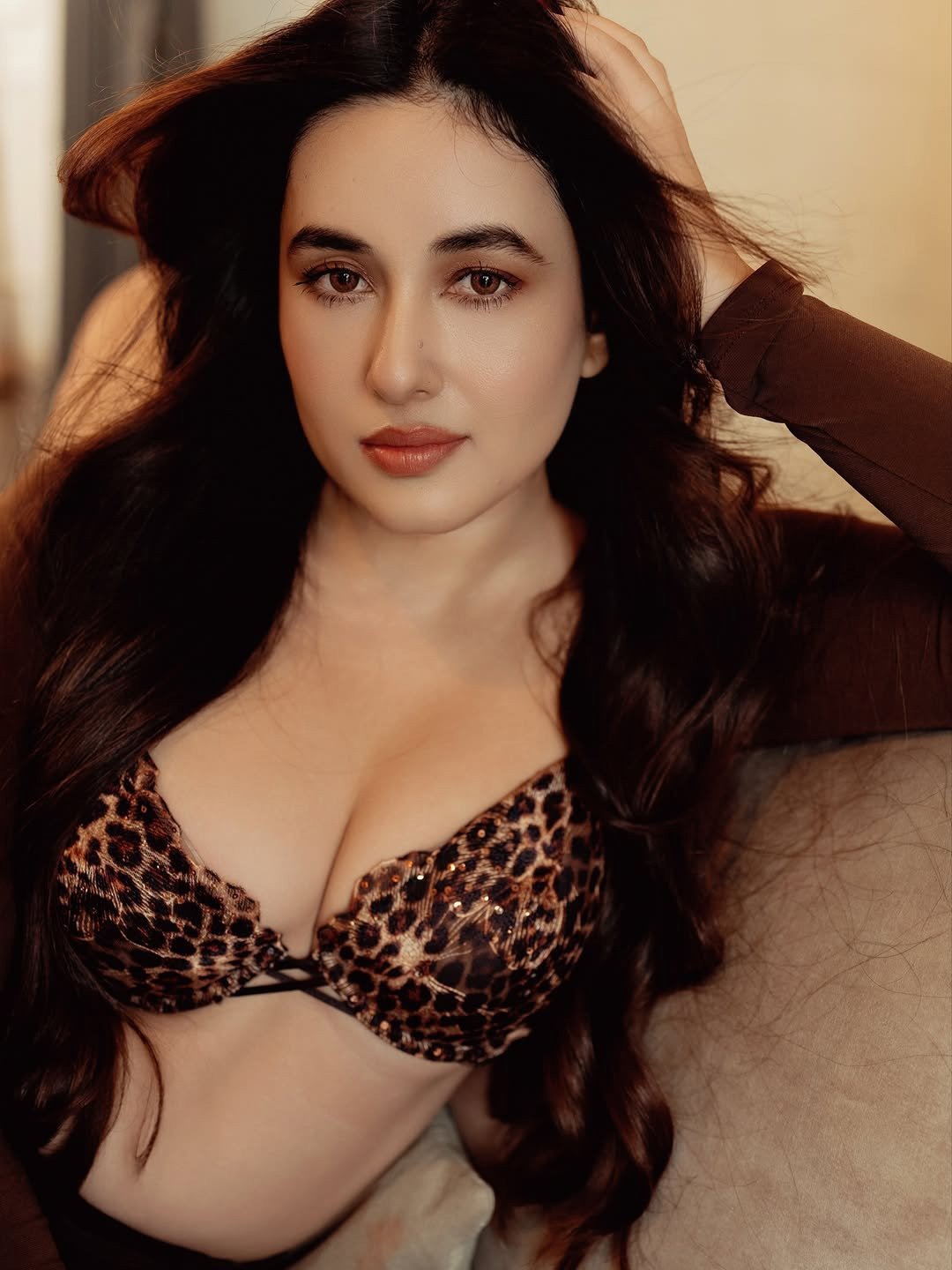 Aditi Budhathoki Turns Heads in a Leopard-Print Glam Look