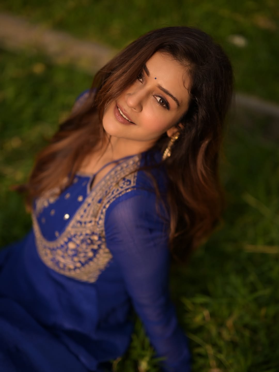 Payal Rajput Looks Ethereal in a Stunning Royal Blue Traditional Look
