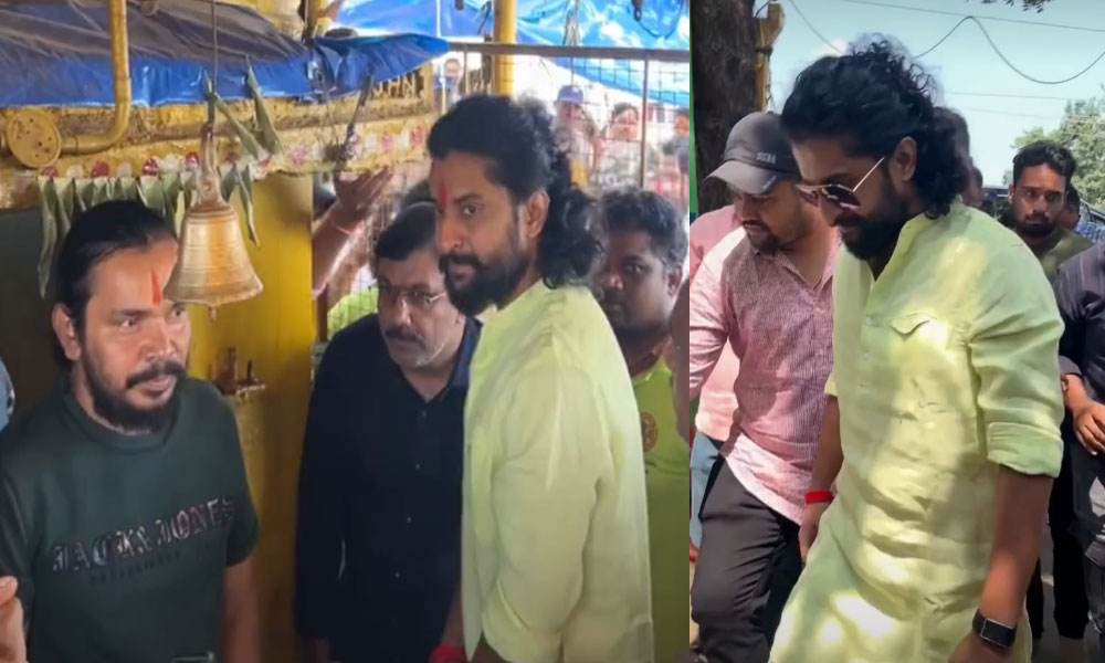 సమ్మక్క- సారలమ్మలను దర్శించుకున్న ది ప్యారడైజ్ టీమ్.. మొక్కులు చెల్లిస్తూ!