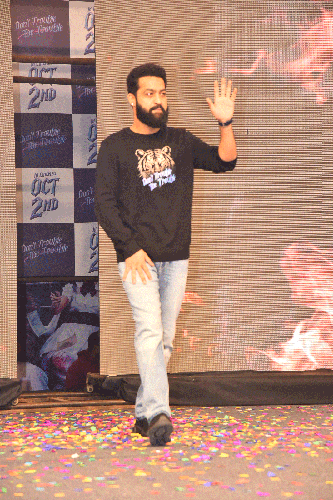Jr NTR Makes a Special Appearance at ‘Don’t Trouble The Trouble’ Event