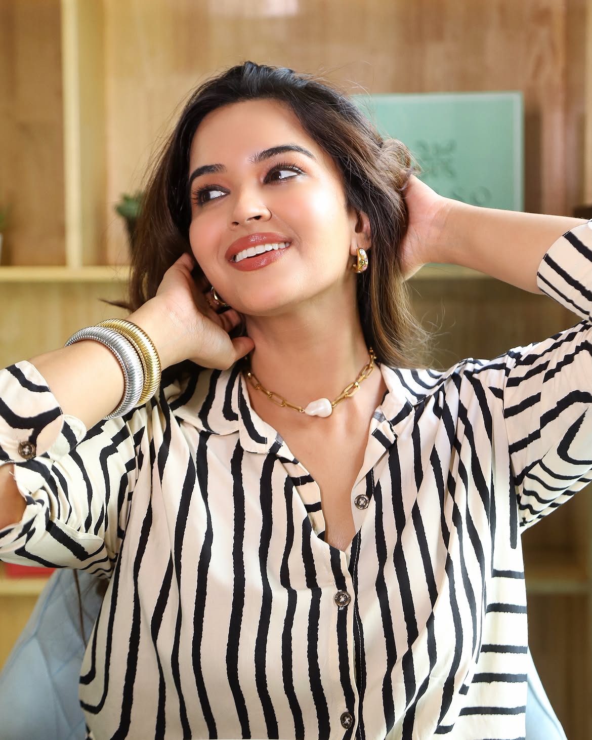 Pujita Ponnadas Fresh Morning Look Is All About Positivity