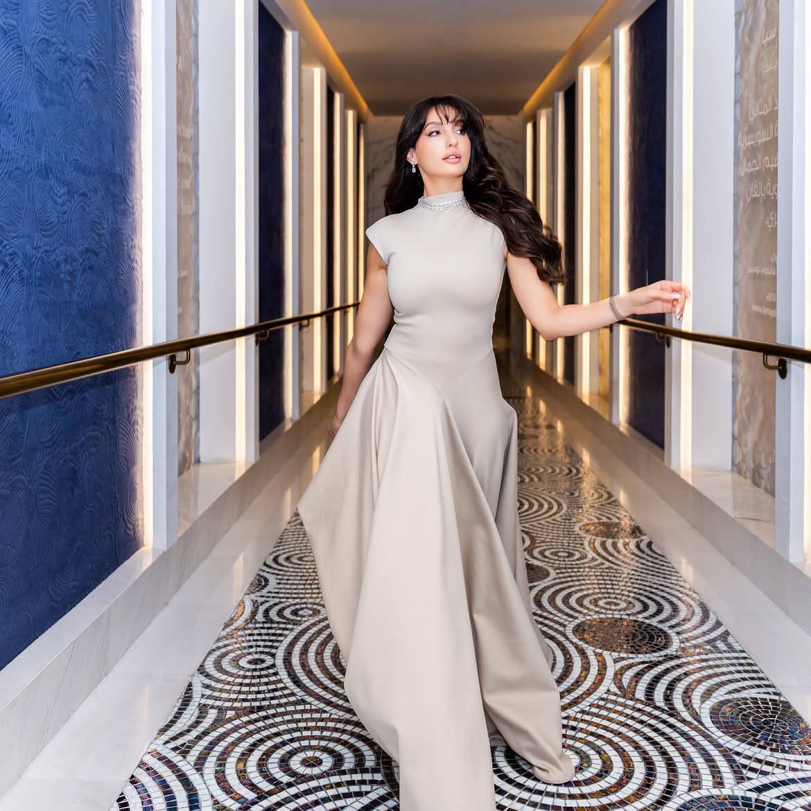 Nora Fatehi Exudes Royal Elegance In Her Latest Glam Look