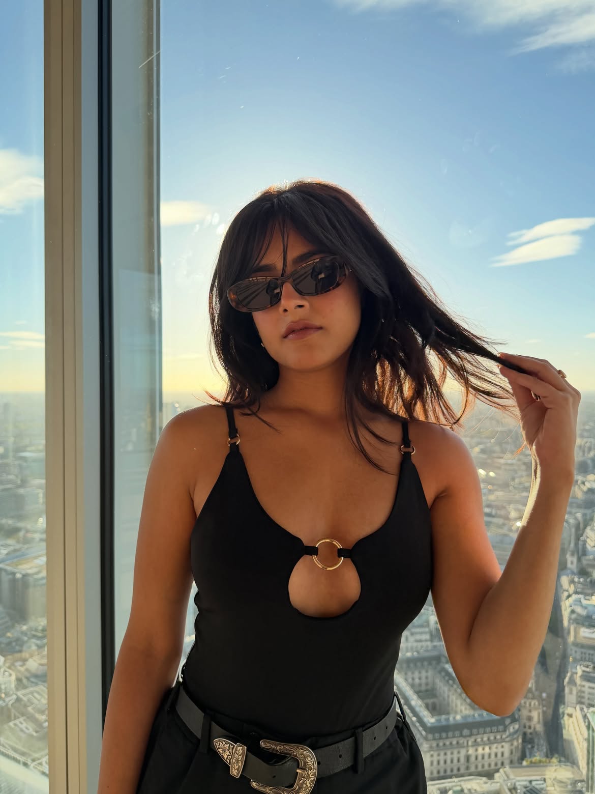 Riddhi Kumaars Chic Black Look Steals The Spotlight In London