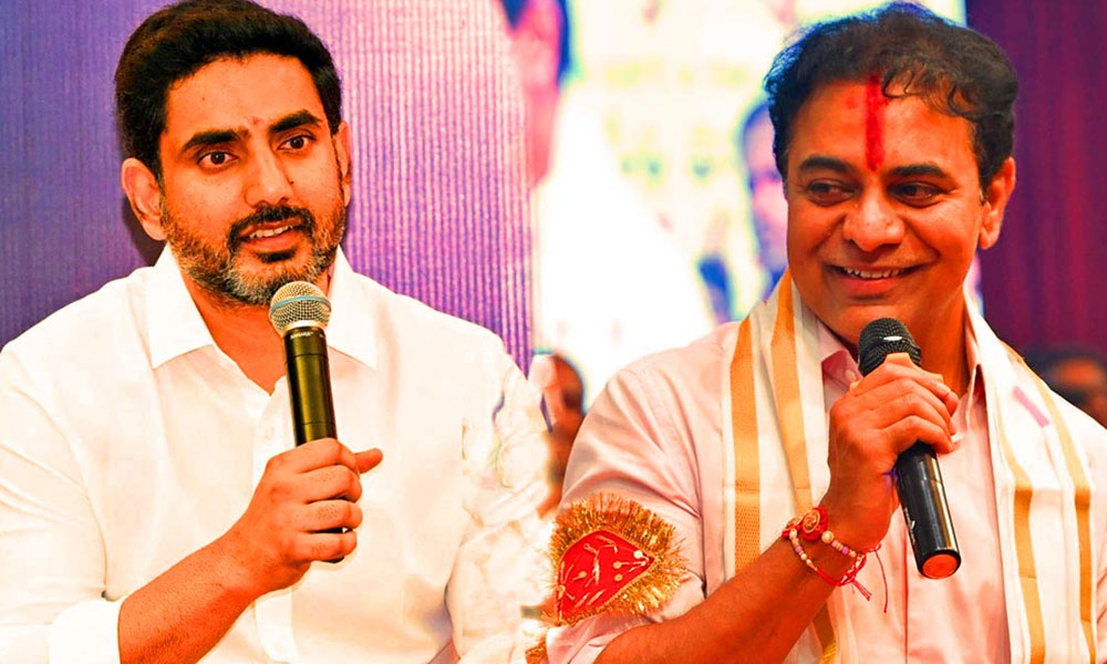 కేటీఆర్ లోకేష్ నోట ఒకే మాట....క్లారిటీ ఇచ్చేశారా ?
