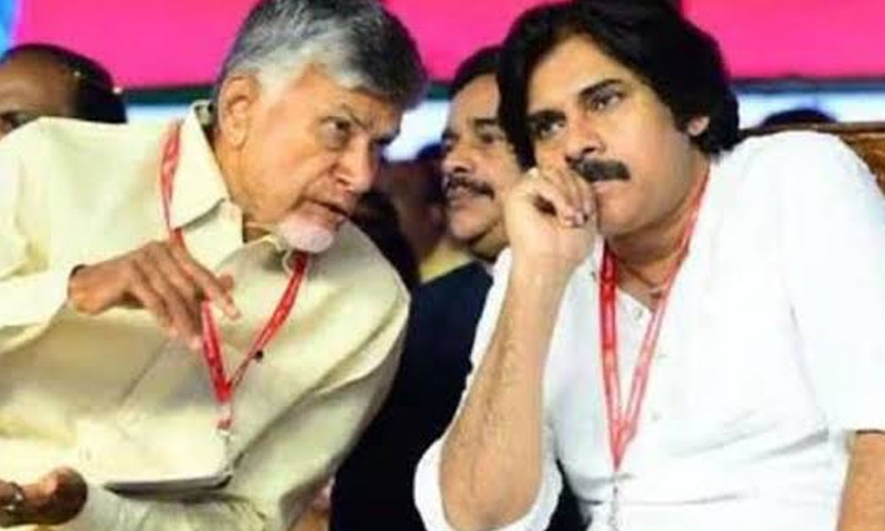 చంద్రబాబు పవన్ లోకల్  భేటీ...ఎవరికి ఎన్ని సీట్లు ?