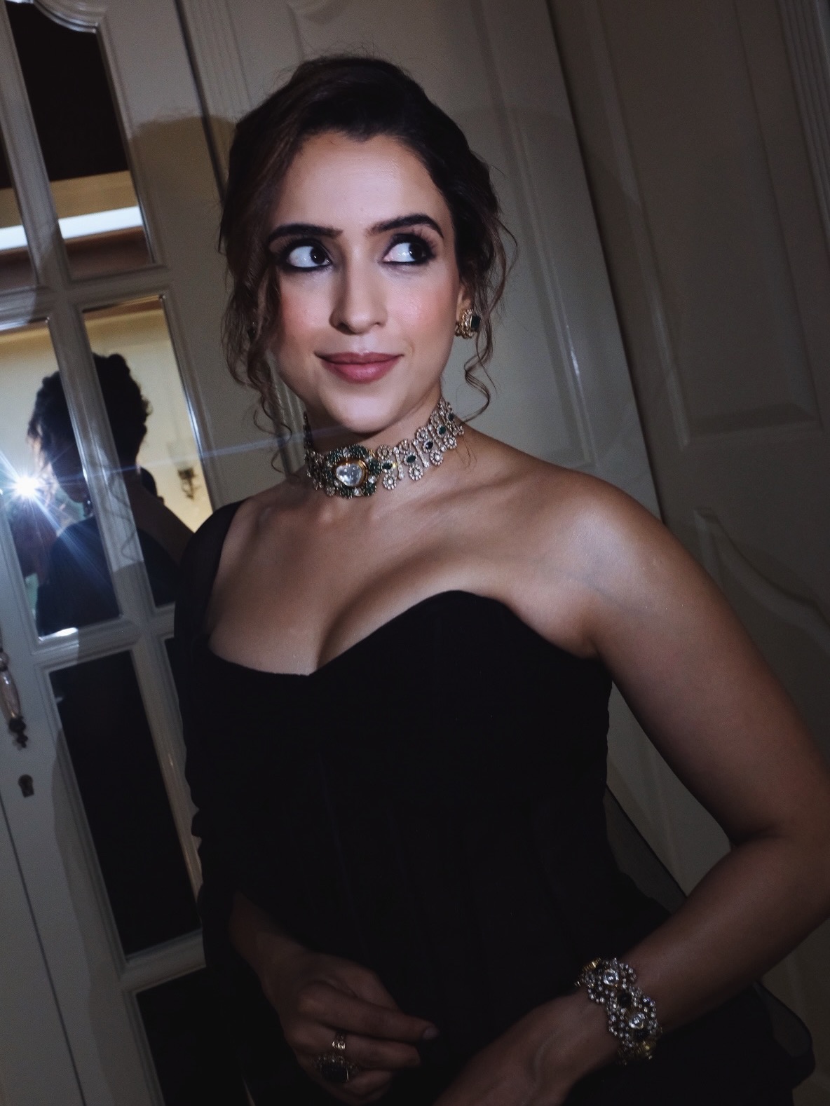 Sanya Malhotra’s Glamorous Black Gown Look Steals the Spotlight