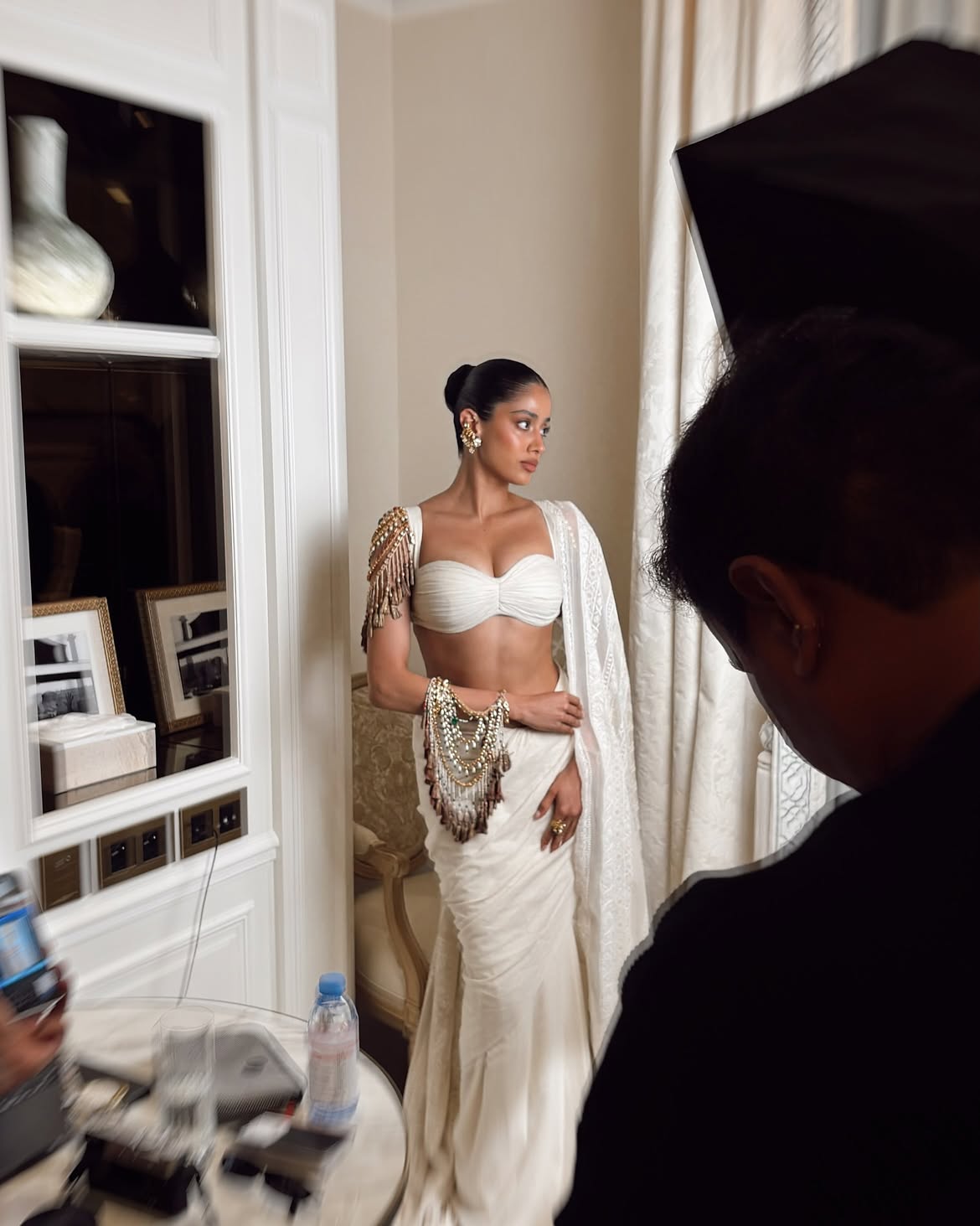 Janhvi Kapoors Paris Photoshoot Blends Indian Craftsmanship