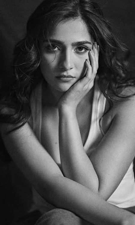 Rukmini Vasanth Stuns in an Elegant Black-and-White Portrait