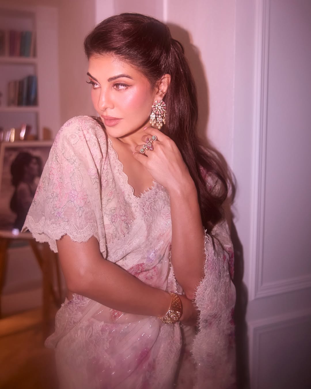 Jacqueline Fernandez Looks Ethereal at Swadesh Heritage Event