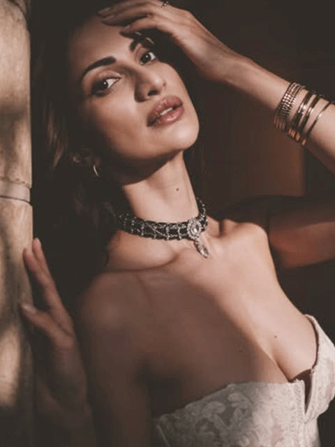 Diksha Singh Stuns in White Corset Top With Bold Glamorous Elegance