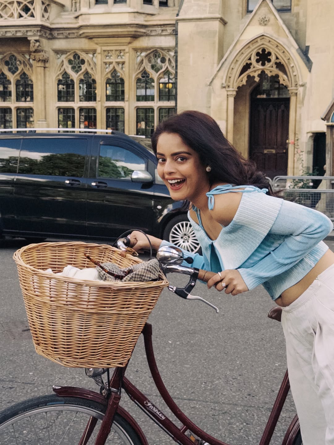 Riddhi Kumar Enjoys a Charming Cycling Tour Through London
