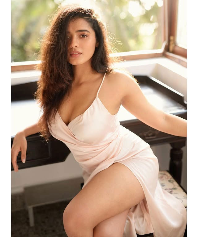 Ketika Sharma Flaunts Effortless Beauty in a Chic Satin Outfit