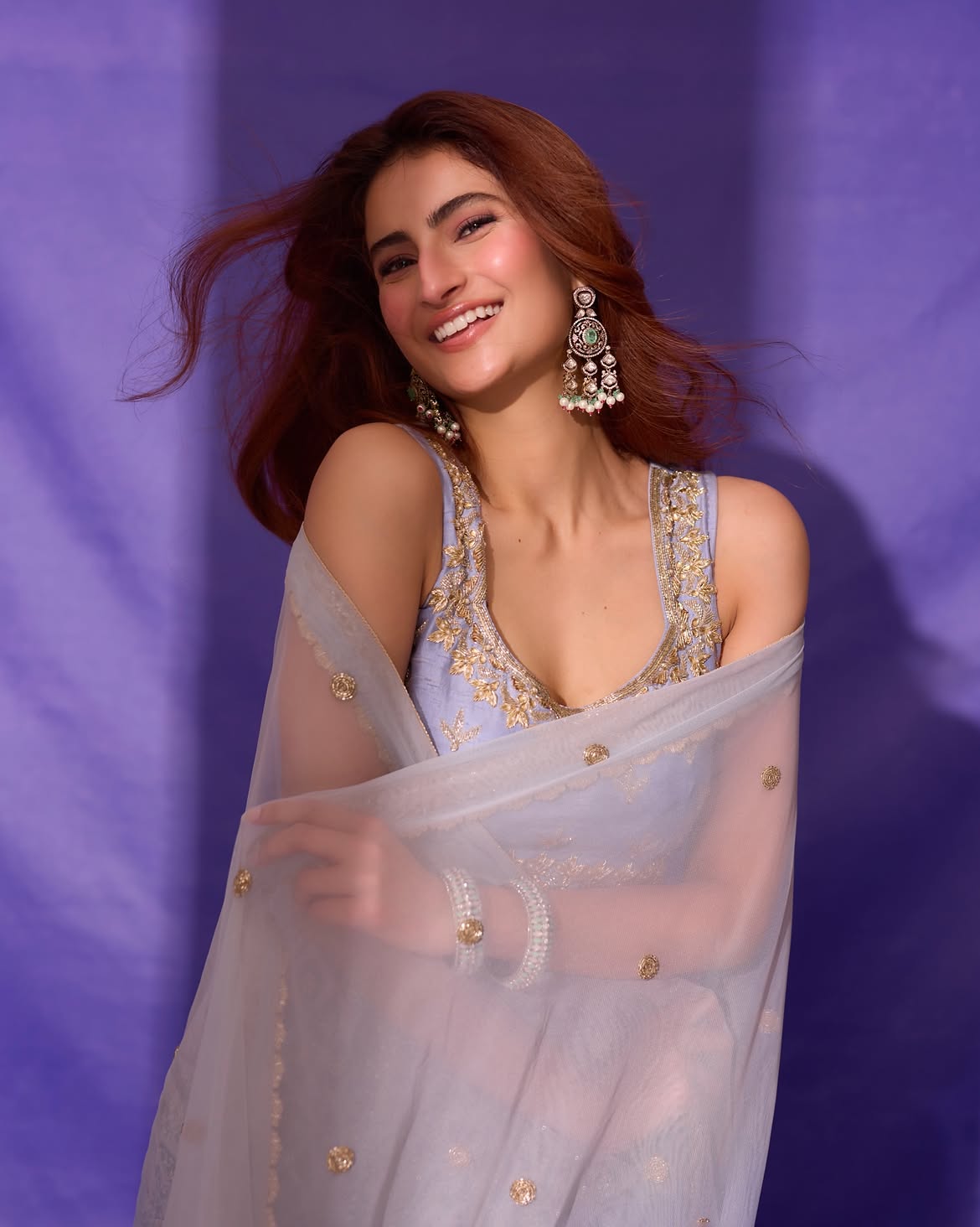 Palak Tiwaris Purple Day Look Steals Hearts