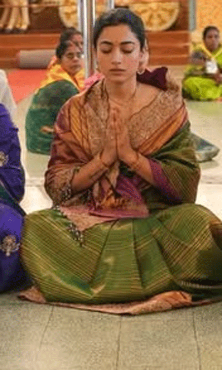 Rashmika Mandanna Shares Her Peaceful Spiritual Experience at Puttaparthi