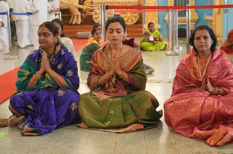 Rashmika Mandanna Shares Her Peaceful Spiritual Experience at Puttaparthi