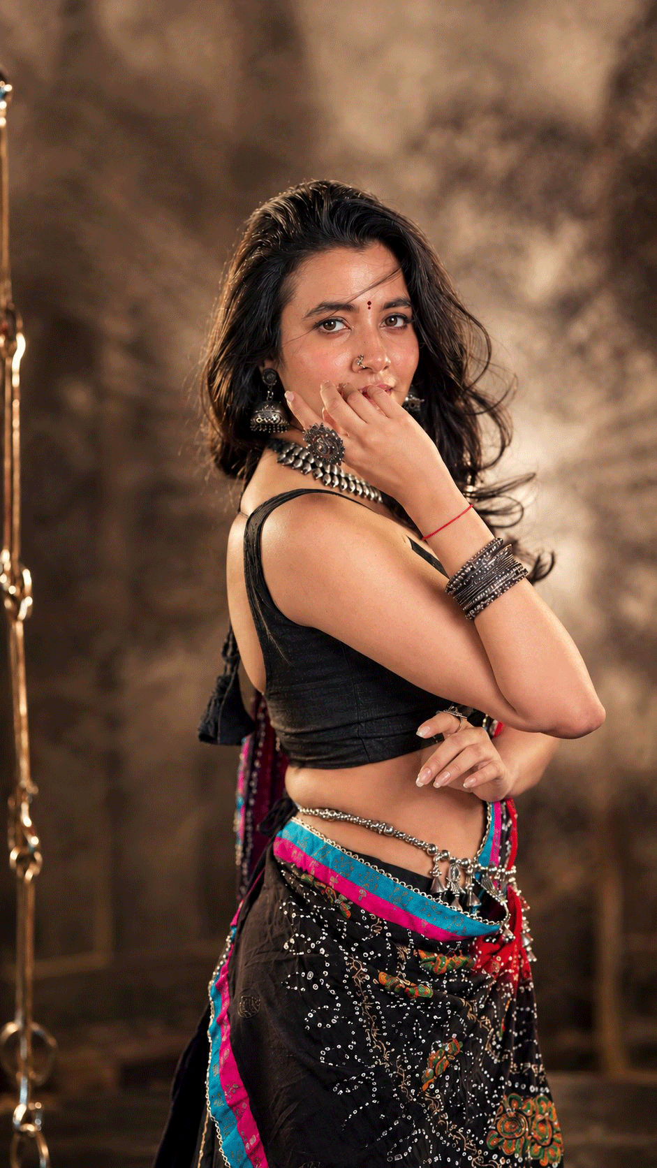 Shivani Nagaram Stuns in Vibrant Navratri Look