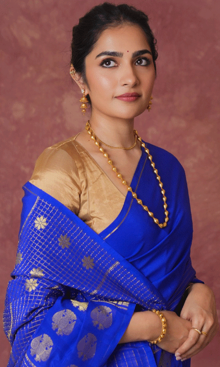 Rukmini Vasanth Radiates Traditional Elegance in Mysore Silk Saree